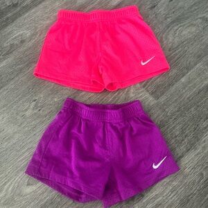 Nike Kids' Athletic Shorts - Pink and Purple